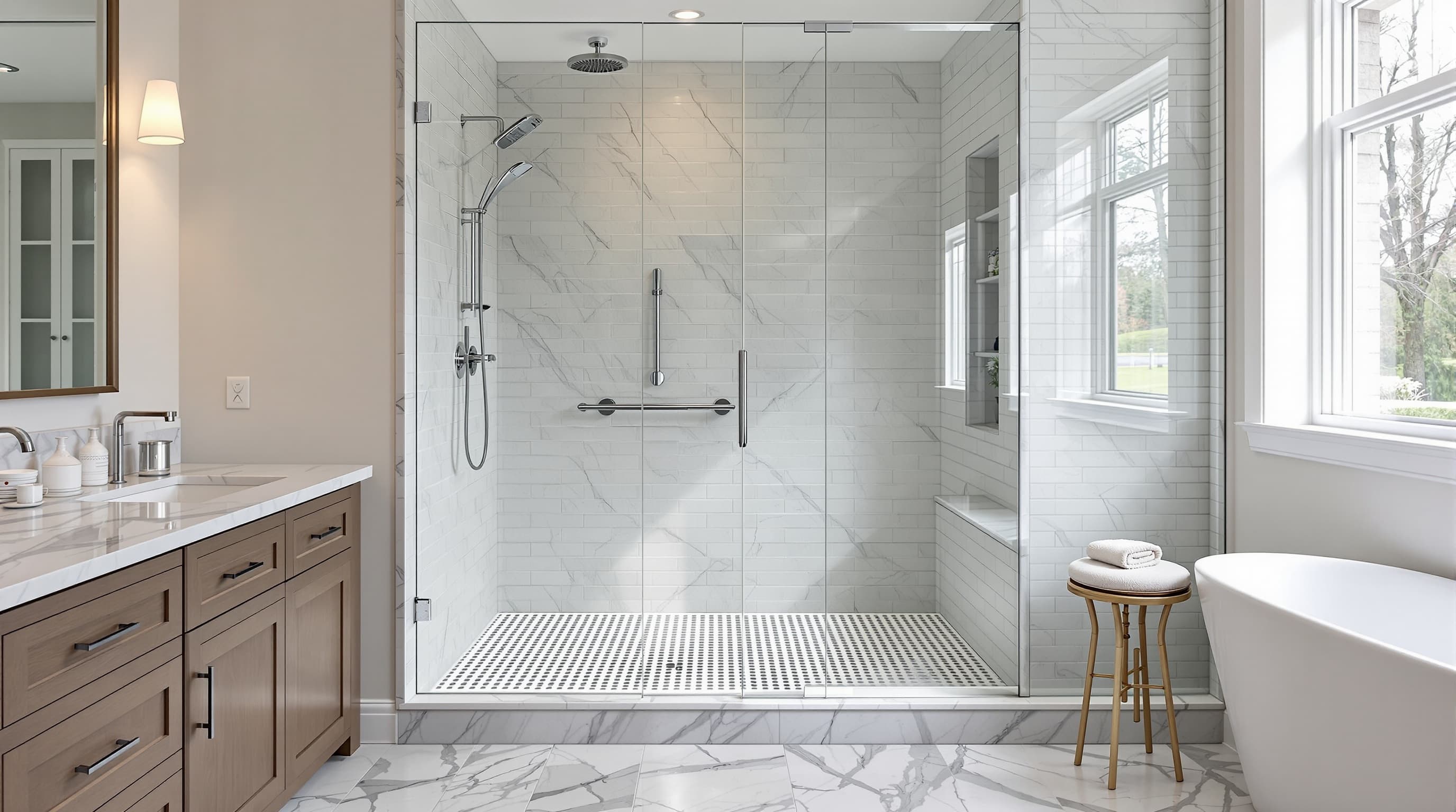 Bathroom renovation in Worcester