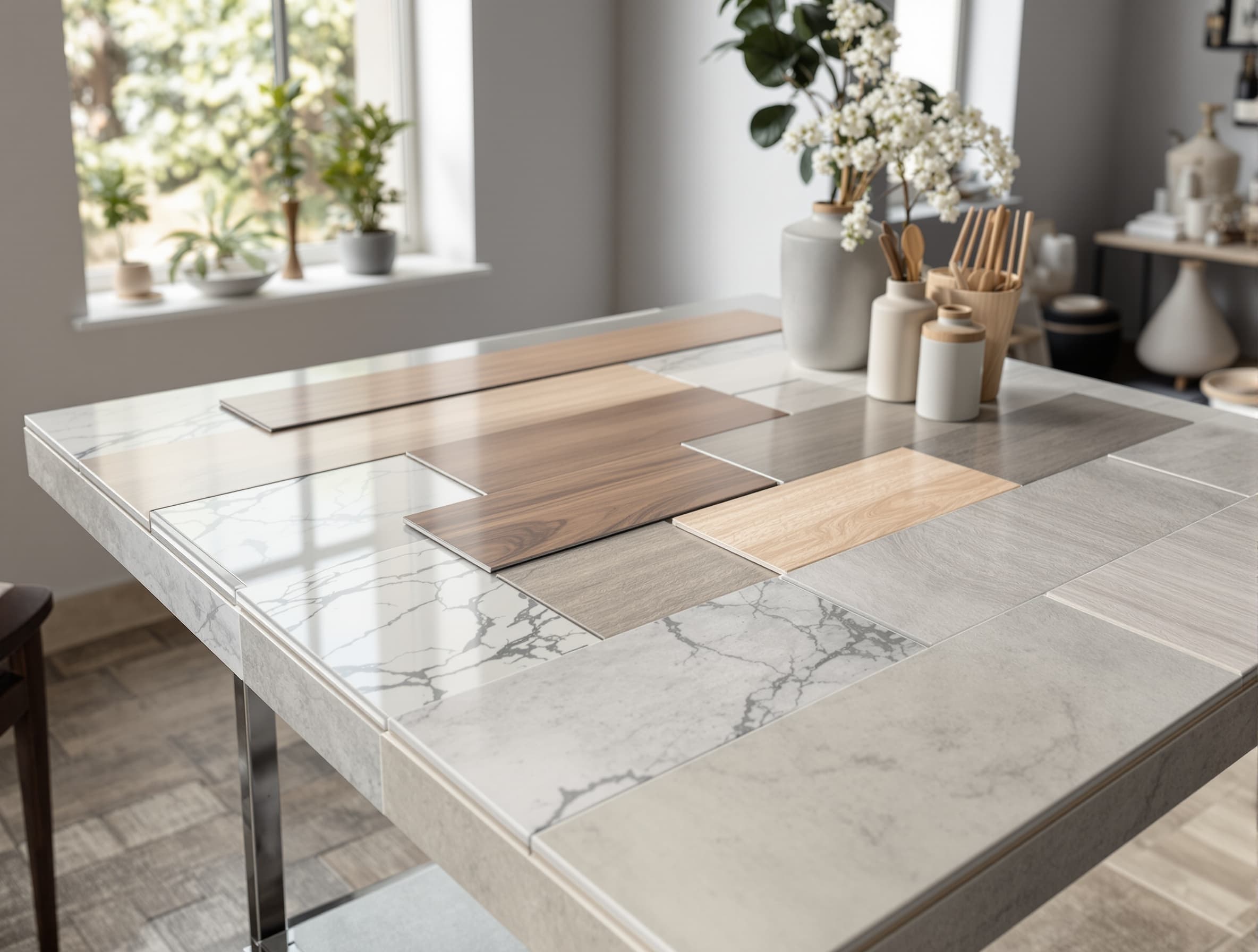 Premium bathroom materials