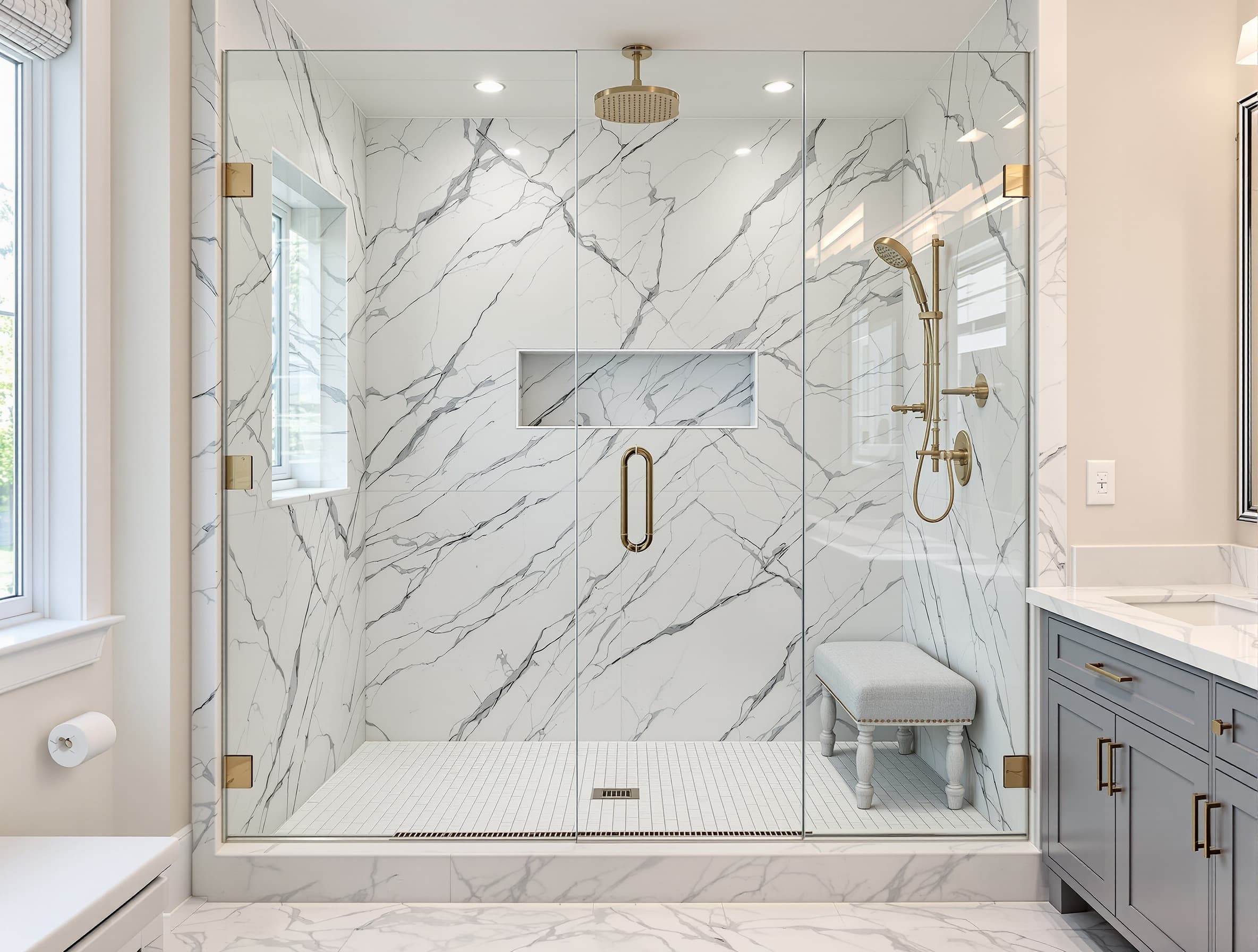 Walk-In Shower Installation in Massachusetts